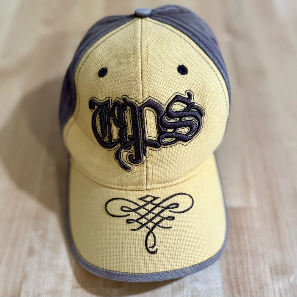 Yellow and Brown UPS Embroidered Cap